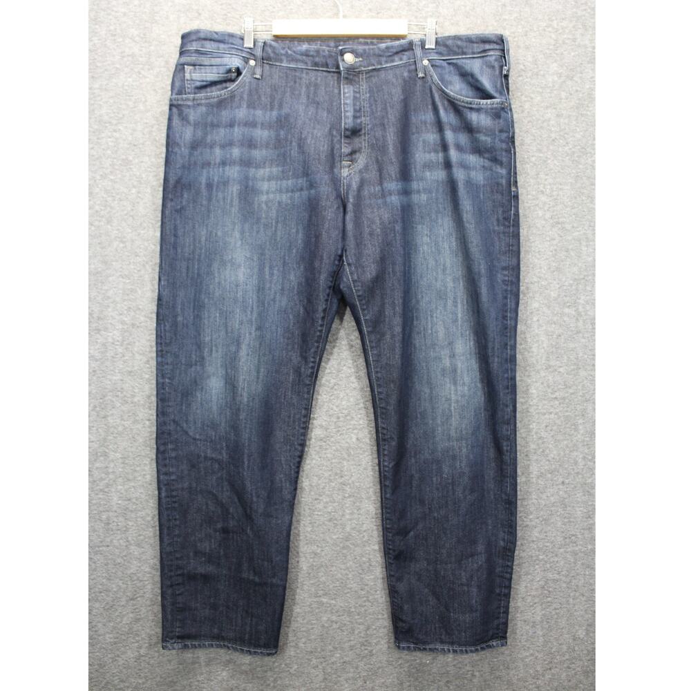MAVI Jeans Mens 44x32 MATT Relaxed Straight Leg Dark Wash Blue